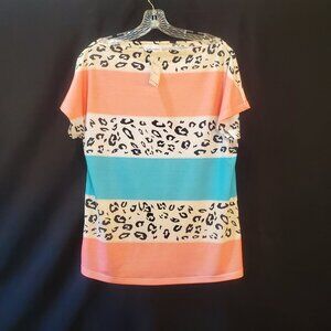 NWT Carbon Love Boutique T Shirt Small Short Sleeve Summer Chic